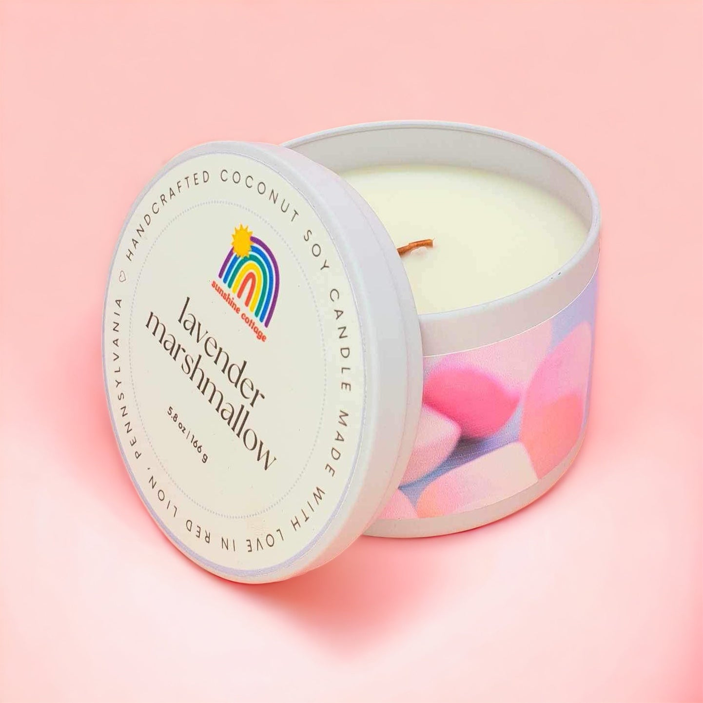 Lavender Marshmallow 5.5 oz Candle