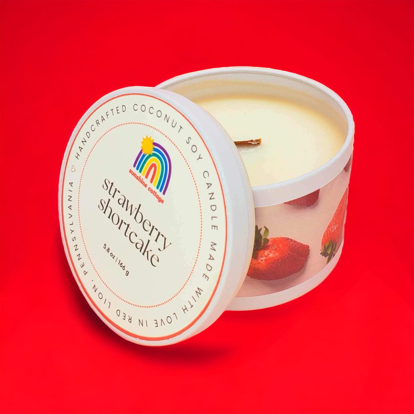 Strawberry Shortcake 5.5 oz Candle
