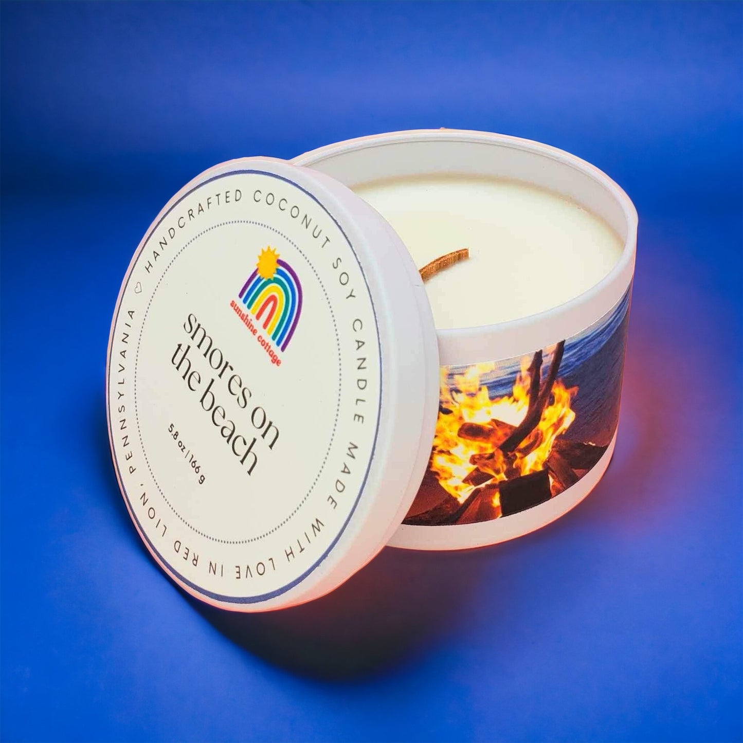 Smores on the Beach 5.5 oz Candle