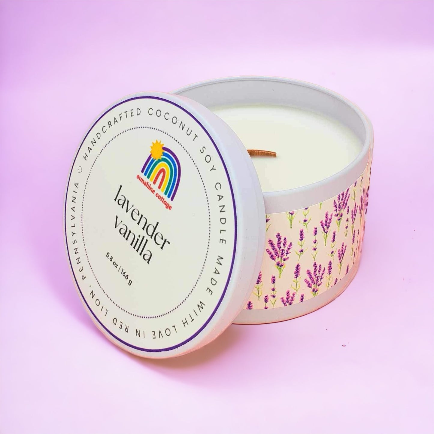 Lavender Vanilla 5.5 oz Candle